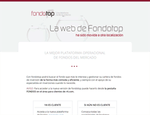 Tablet Screenshot of fondotop.com